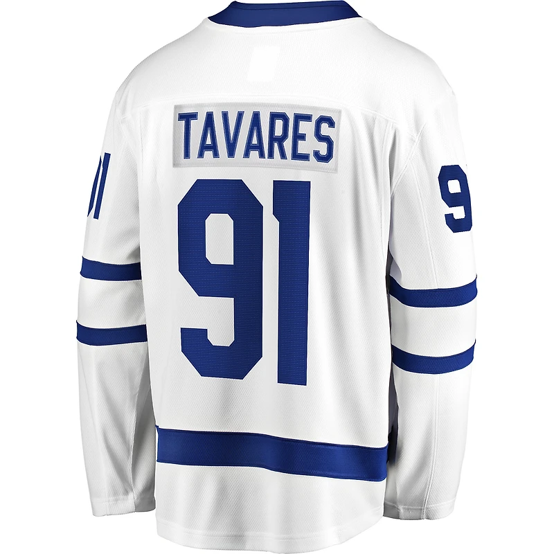 Men's Fanatics John Tavares White Toronto Maple Leafs Away Breakaway Jersey