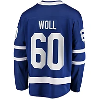 Men's Fanatics Joseph Woll Blue Toronto Maple Leafs Home Premier Breakaway Player Jersey