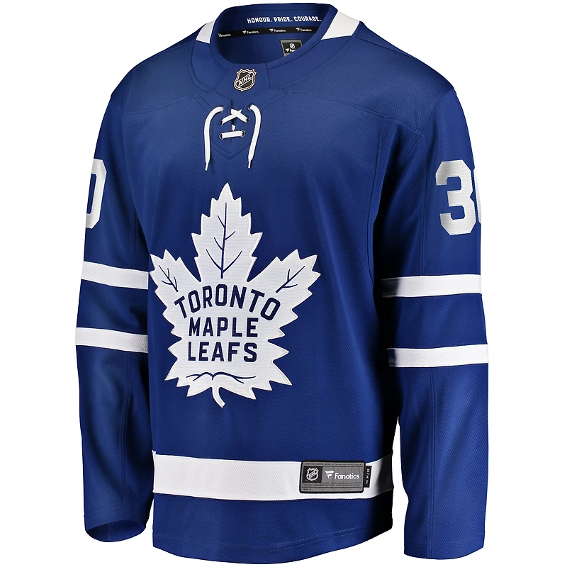 Maillot de joueur échappé à domicile Fanatics Matt Murray bleu des Maple Leafs Toronto pour hommes
