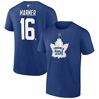 T-shirt Fanatics Mitch Marner bleu des Maple Leafs de Toronto, édition spéciale 2.0 - Nom et numéro