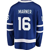 Maillot de joueur échappé des Maple Leafs Toronto Fanatics Mitchell Marner bleu pour hommes