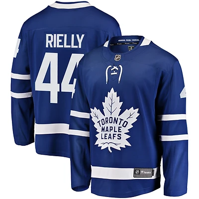 Fanatiques masculins de marque Morgan Rielly Bleu Joueur d'échappée à domicile des Maple Leafs Toronto - Maillot