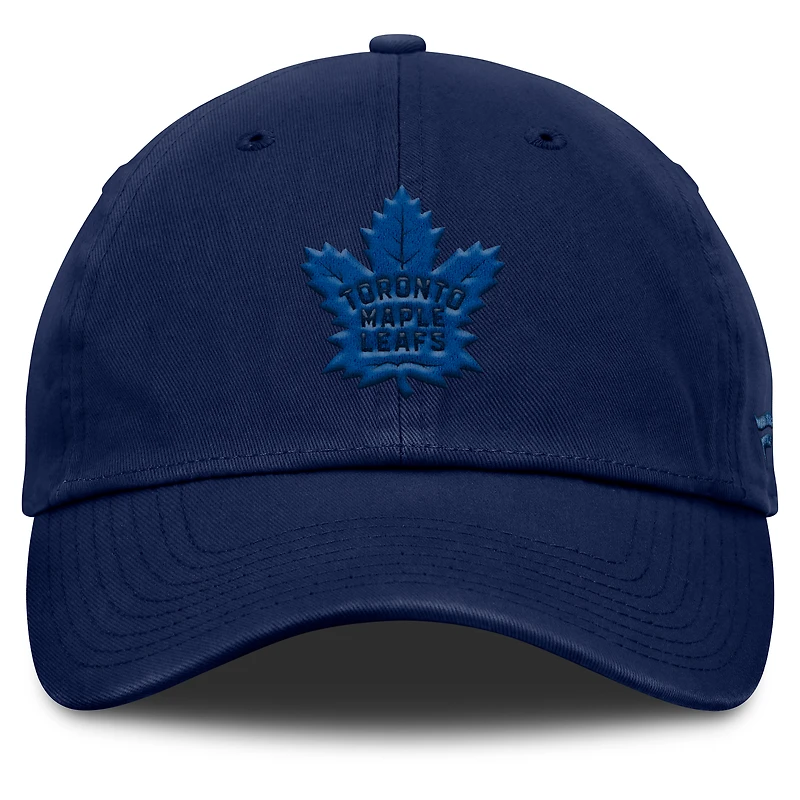 Men's Fanatics Navy Toronto Maple Leafs Authentic Pro Road Adjustable Hat