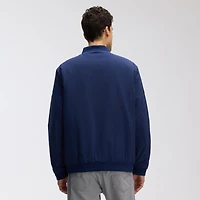 Blouson aviateur léger à fermeture éclair intégrale Fanatics bleu marine pour homme des Maple Leafs de Toronto Authentic Pro Road