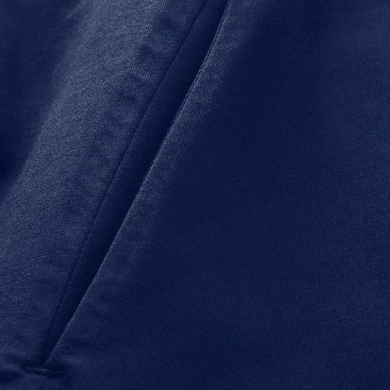 Sweat à capuche manches courtes Fanatics bleu marine pour homme des Maple Leafs de Toronto Authentic Pro Road
