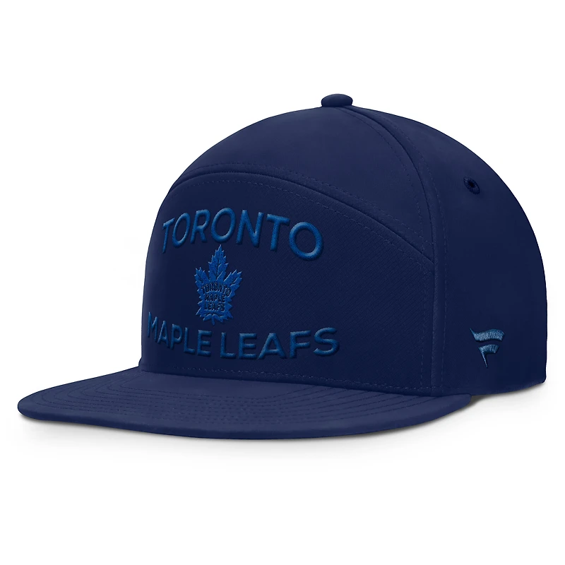 Men's Fanatics Navy Toronto Maple Leafs Authentic Pro Road Snapback Hat