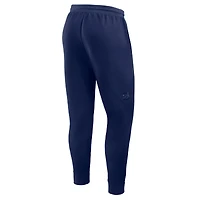 Pantalon de jogging Fanatics bleu marine pour homme, Authentic Pro Road Tri-Blend, Maple Leafs Toronto