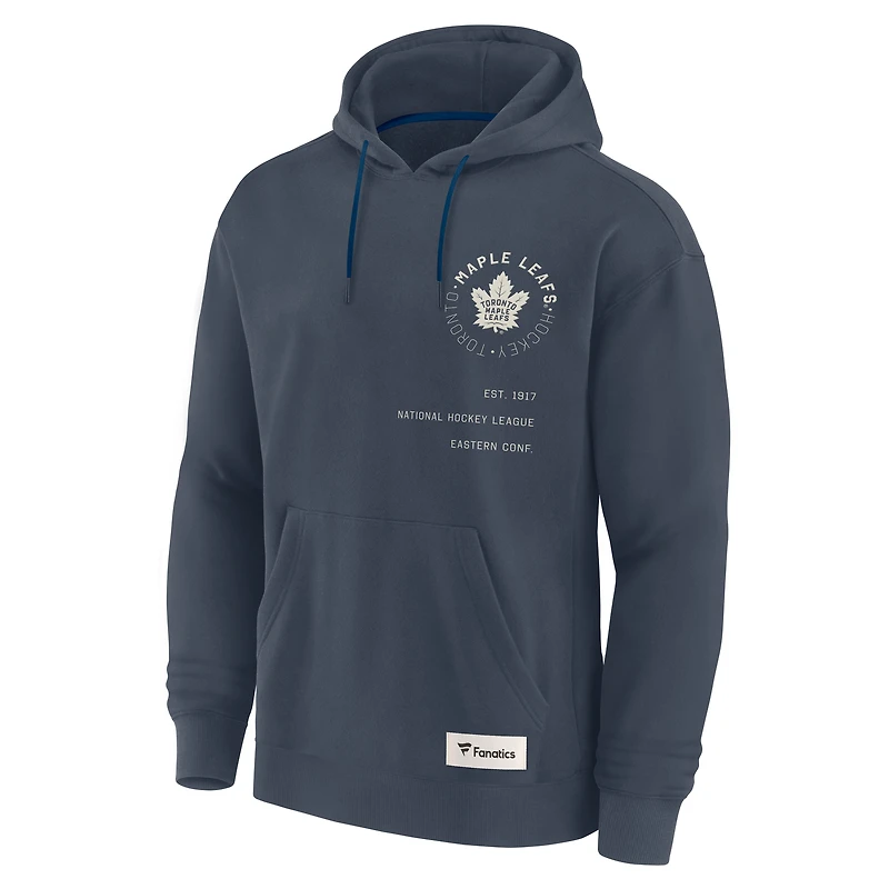 Sweat à capuche Fanatics bleu marine pour homme, Toronto Maple Leafs, Future Ground Info