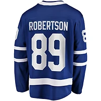 Men's Fanatics Nicholas Robertson Blue Toronto Maple Leafs Home Premier Breakaway Player Jersey