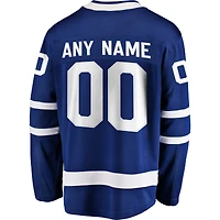Men's Fanatics Royal Toronto Maple Leafs Breakaway - Custom Jersey