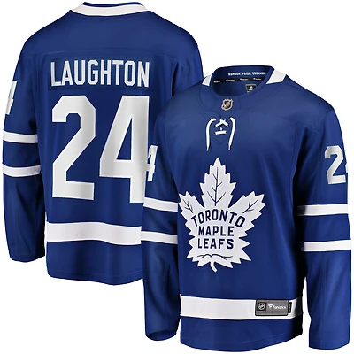 Maillot Breakaway bleu à domicile des Maple Leafs de Toronto Scott Laughton Fanatics pour hommes
