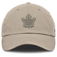 Men's Fanatics Tan Toronto Maple Leafs Authentic Pro Road Adjustable Hat