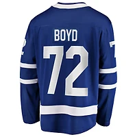 Men's Fanatics Travis Boyd Blue Toronto Maple Leafs Home Breakaway Jersey