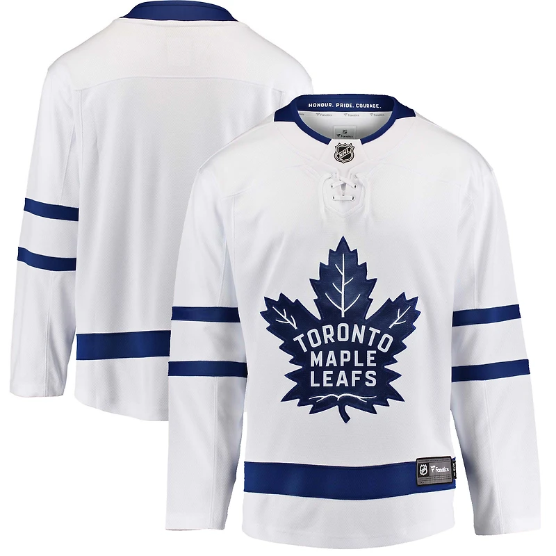 Hommes Fanatics Branded White Toronto Maple Leafs Breakaway - Maillot vierge