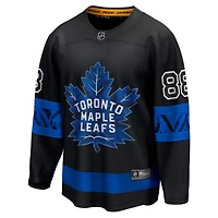 Men's Fanatics William Nylander Black Toronto Maple Leafs 2021/22 Alternate Premier Breakaway Reversible Player - Jersey