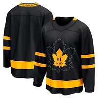 Fanatics pour hommes William Nylander noir Toronto Maple Leafs 2021/22 joueur réversible Premier Breakaway alternatif - Maillot