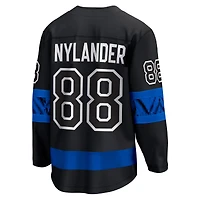 Fanatics pour hommes William Nylander noir Toronto Maple Leafs 2021/22 joueur réversible Premier Breakaway alternatif - Maillot