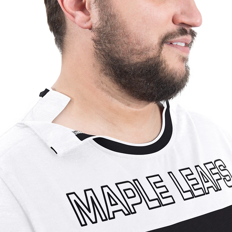 Men's G-III Sports by Carl Banks Black Toronto Maple Leafs Adaptive Wear Outlast Durene Long-Sleeve T-Shirt