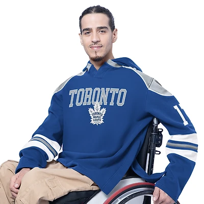 Sweat-shirt à capuche manches longues Lord Stanley G-III Sports par Carl Banks pour homme, collection Royal Toronto Maple Leafs.