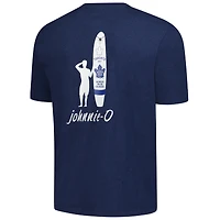 T-shirt Spencer chiné bleu marine pour homme des Maple Leafs de Toronto Johnnie-O