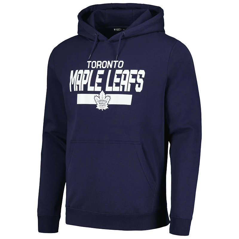 Sweat à capuche avec nom et numéro de podium des Maple Leafs Toronto Auston Matthews Levelwear pour hommes