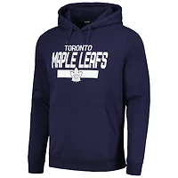 Sweat à capuche avec nom et numéro de podium des Maple Leafs Toronto Auston Matthews Levelwear pour hommes
