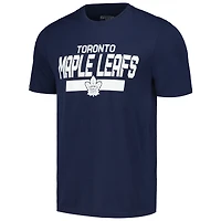 T-shirt avec nom et numéro de joueur Levelwear Auston Matthews bleu marine des Maple Leafs Toronto pour hommes Richmond