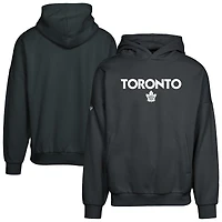 Men's Levelwear  Black Toronto Maple Leafs Contact City Capsule Pullover Hoodie