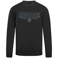 Men's Levelwear  Black Toronto Maple Leafs Delta Zane Sweatshirt
