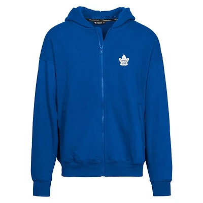 Men's Levelwear Blue Toronto Maple Leafs Uphill Insignia Full-Zip Hoodie
