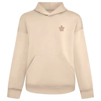 Men's Levelwear Khaki Toronto Maple Leafs Tri-Blend Signature Pullover Hoodie