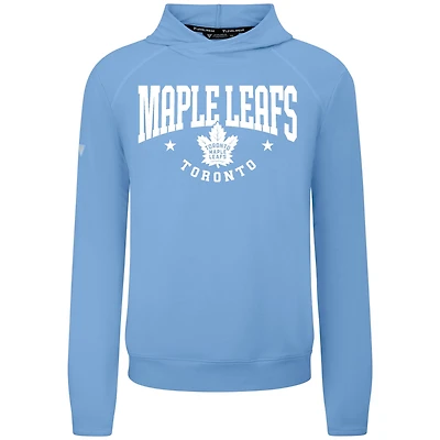 Men's Levelwear Light Blue Toronto Maple Leafs Mandate Archway Tri-Blend Hoodie
