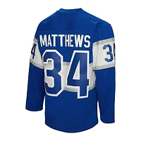 Men's Mitchell & Ness Auston Matthews Blue Toronto Maple Leafs  2017 Line Player Jersey