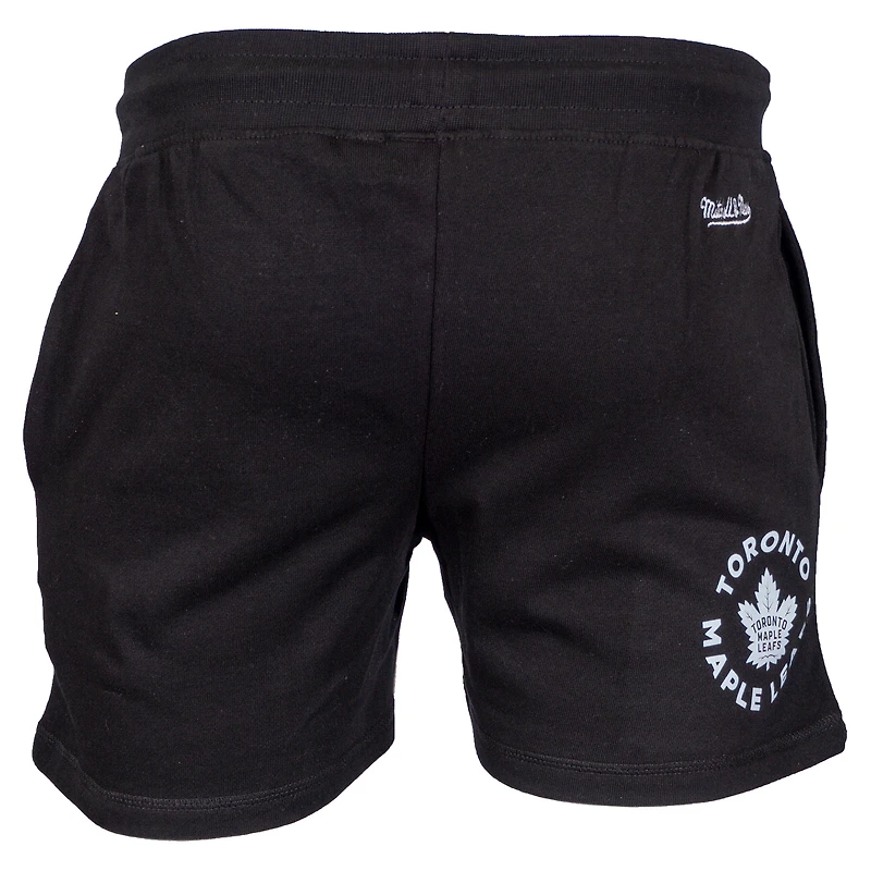 Men's Mitchell & Ness Black Toronto Maple Leafs Doughnut Crumbs Shorts