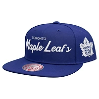Men's Mitchell & Ness  Blue Toronto Maple Leafs Head Coach OG Snapback Hat