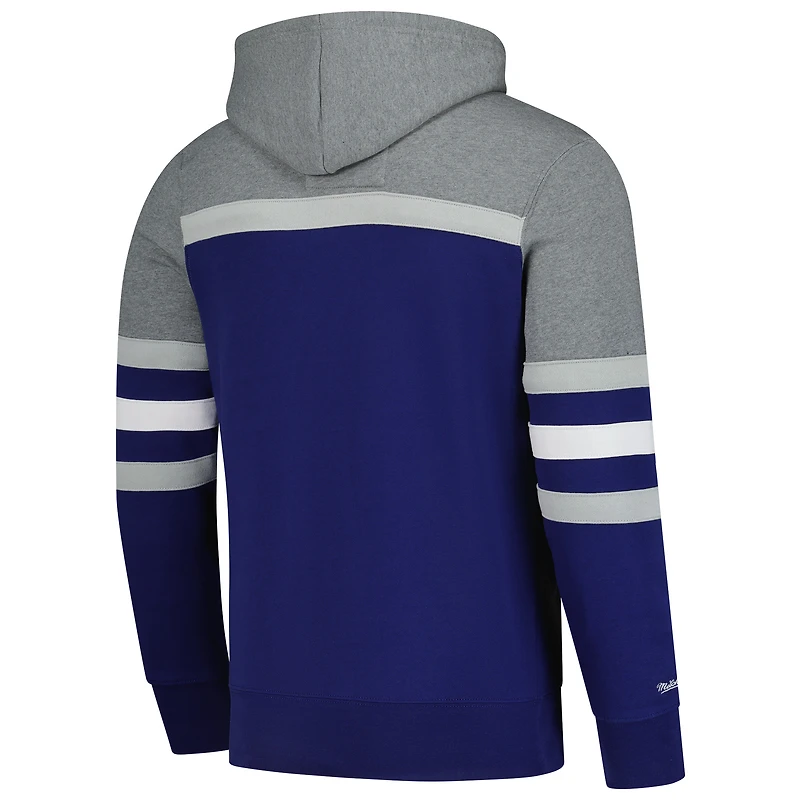 Sweat à capuche bleu Mitchell & Ness pour homme, entraîneur des Maple Leafs de Toronto