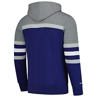 Sweat à capuche bleu Mitchell & Ness pour homme, entraîneur des Maple Leafs de Toronto