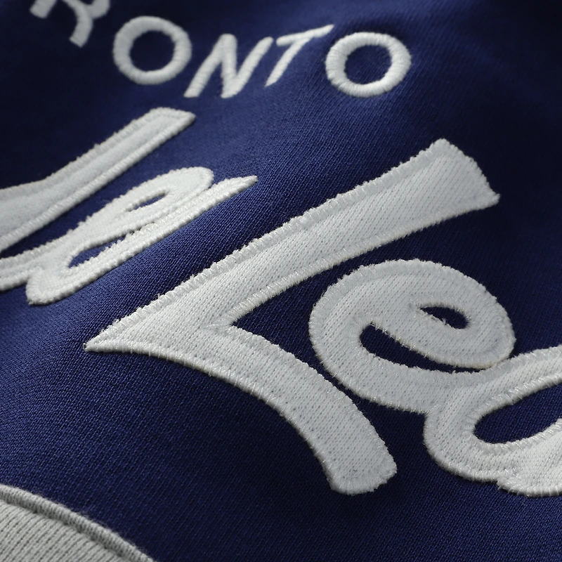 Sweat à capuche bleu Mitchell & Ness pour homme, entraîneur des Maple Leafs de Toronto
