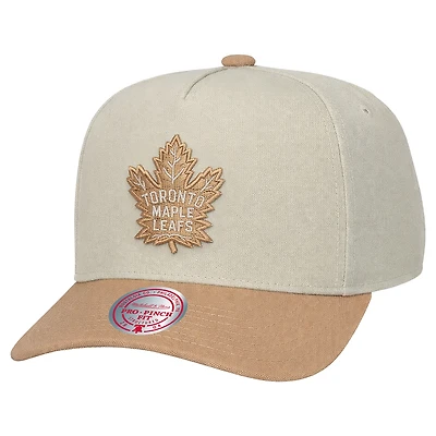 Men's Mitchell & Ness Cream Toronto Maple Leafs Chalk Dust Snapback Hat