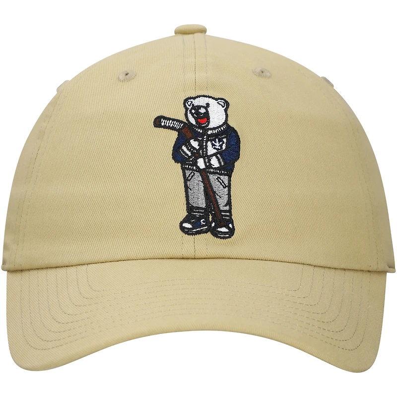Casquette ajustable Swag Dad pour homme Mitchell & Ness Kaki Toronto Maple Leafs