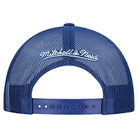 Men's Mitchell & Ness White/Blue Toronto Maple Leafs Gridlock Trucker Adjustable Hat