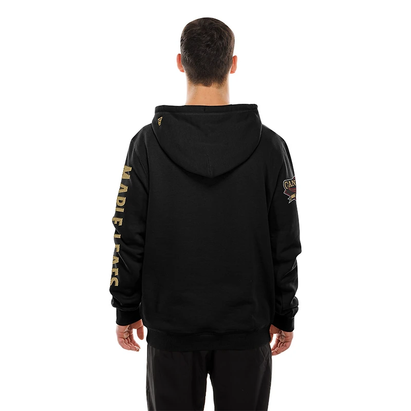 Men's New Era Black Toronto Maple Leafs Canada Day Pullover Hoodie