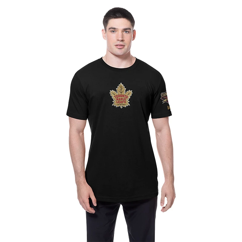 Men's New Era Black Toronto Maple Leafs Canada Day T-Shirt