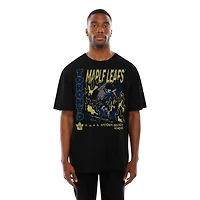 Men's New Era Black Toronto Maple Leafs Oversized Whoosh T-Shirt