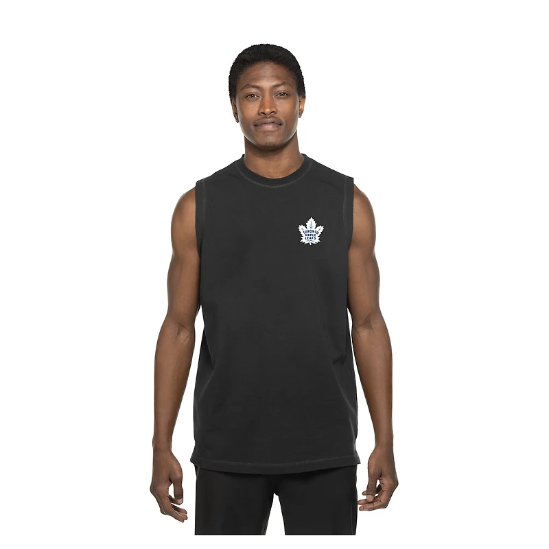 Men's New Era Black Toronto Maple Leafs Tank Top