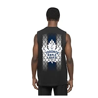 Men's New Era Black Toronto Maple Leafs Tank Top