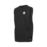 Men's New Era Black Toronto Maple Leafs Tank Top