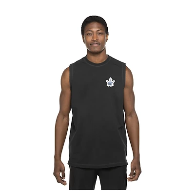 Men's New Era Black Toronto Maple Leafs Tank Top