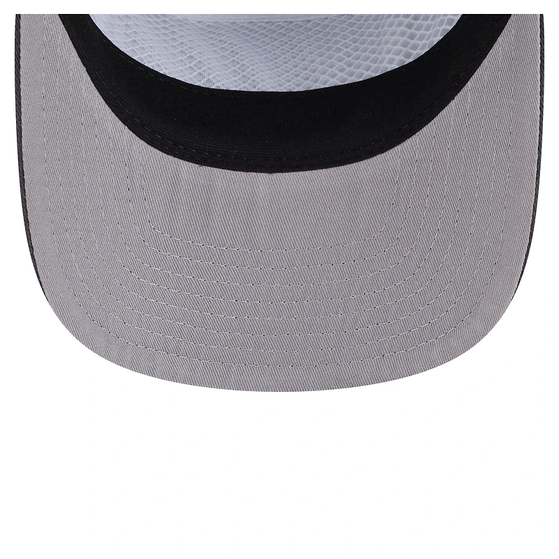 Men's New Era Charcoal Toronto Maple Leafs Washed Patch 19TWENTY Trucker Adjustable Hat