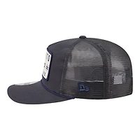 Men's New Era Charcoal Toronto Maple Leafs Washed Patch 19TWENTY Trucker Adjustable Hat